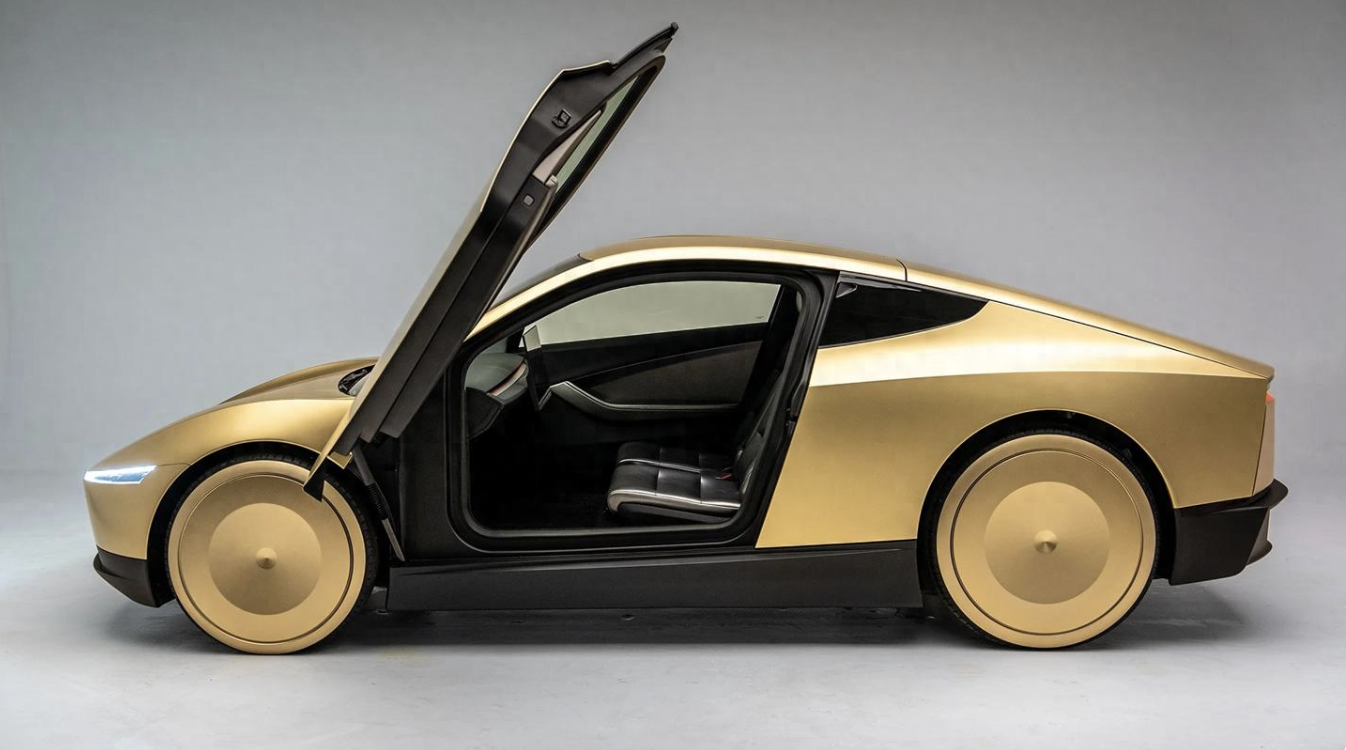 特斯拉首辆Cybercab在美国得州超级工厂正式下线